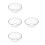 4Pièces Bols À Dessert Transparent Résistant Usage Cuisine 9
