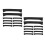20Pcs Black Durable Covers Soft Flexible Protector for Outdoor Use 4