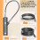 Cable Combination Lock, Comes with Three Rubber Coated Steel Wire Rope Combination Padlocks, Replaceable Rope 3