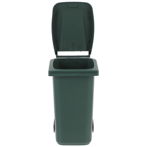 4Pcs Compact Dark Green Plastic Trash Can for Desk and Office Storage 2
