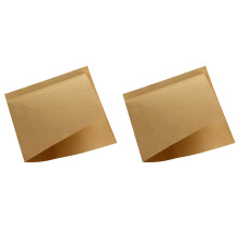 200St Oliebestendige Kraft Papier Zakjes Khaki Voor Lunch