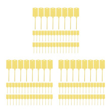360Pcs Self-Locking Yellow Nylon Cable Labels Writable Waterproof Tags