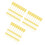 360Pcs Self-Locking Yellow Nylon Cable Labels Writable Waterproof Tags 6