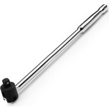 Breaker Bar, 1/2'' Drive 18" Breaker Bars Heavy Duty, Spring-Loaded Detent ,Tire Bar, Cheater Bar