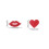 800Pcs Paper Wedding Confetti Romantic Lip Heart Table Scatter 10