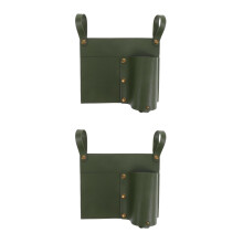 2St Lichtgewicht PU Opbergzak Met Bekerhouder Voor Outdoor Stoelen