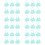 36Pièces Panier Égouttoir Bleu Pour Éponge Cuisine Ajustable 7