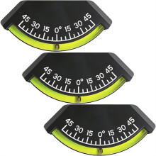 3-Pcs High-Visibility Level Gauge Shatterproof Flex-Tube Inclinometer Bubble Level Alternative