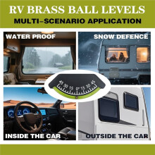 3-Pcs High-Visibility Level Gauge Shatterproof Flex-Tube Inclinometer Bubble Level Alternative