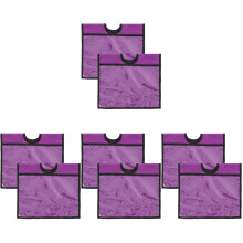 8St Duurzame Violet Verkeerskegelhoezen Met Zak En Veiligheidsfunctie