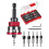 Countersink Drill Bits Set,5PCS Two-Flute Alloy Tapered Drill Bits and Adjustable Depth Stop Collar,Wood Countersink Bit 2