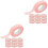 20Pcs Pink Adhesive Eyelash Isolation Strips for Eyelash Transplanting 4