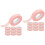 20Pcs Pink Adhesive Eyelash Isolation Strips for Eyelash Transplanting 5