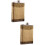 2St Pocket Flask Van Rvs Goud Met , Perfect Voor Whiskey 6