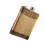 2St Pocket Flask Van Rvs Goud Met , Perfect Voor Whiskey 9