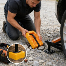 Zware RV-Kriksteunen, 4 Stuks, Antislip Stabilisatieblokken voor Trailer