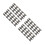 20St Zwarte Plastic Binder Ringclips Viergaatjes Losse Bladbinding 4