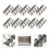 20St Zwarte Plastic Binder Ringclips Viergaatjes Losse Bladbinding 11