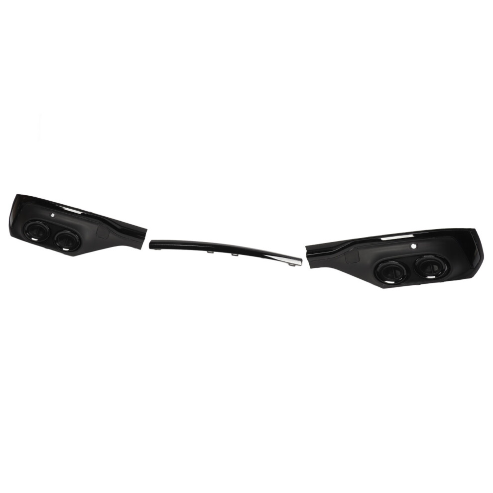 Glossy Diffuser Trim For Sq5 Q5 Sportback Black 7293282831117