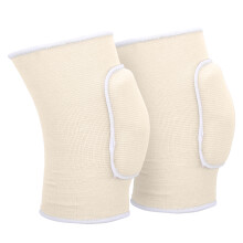 Dicke Schwammschützer für die Knie, Weiß, 20,5 cm x 13,5 cm, bequem für Yoga und Sport