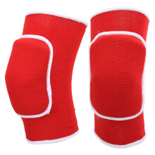 Dicke Schaumstoff-Knieschoner für Tanz, Yoga, Sport Rot, 20,5 cm