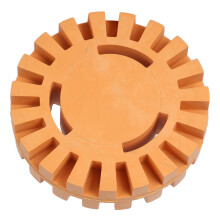 4in Rubber Sticker Remover Wheel for Car Decals with Adapter