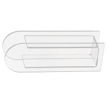 Modern Acrylic Clear Vase 8.1oz Capacity White