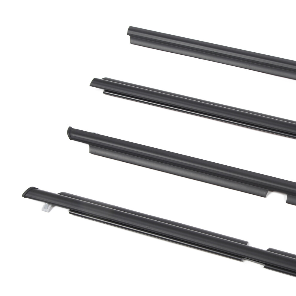 4Pcs Door Weatherstrip For 4Runner N210 2003-09 Black 7055741160394