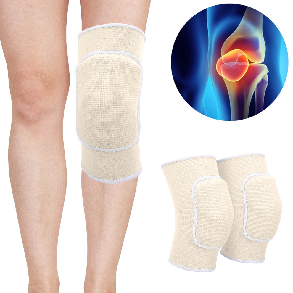 Comfortable White Knee Pads For Yoga, Dance & Sports, 20.5Cm 9391391752304