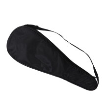 Squash Racket Carry Bag Lightweight Padded with Adjustable Strap Black Colour
