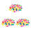 240Pièces Mini Boules Plastique Numérotées Multicolores Pour 1
