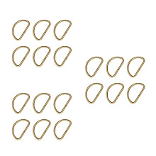 300Pièces D-Rings Semi-Circulaires Dorés Pour Sacs Colliers Lanières