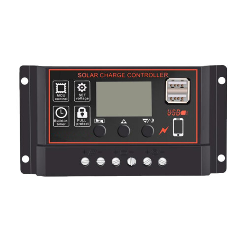 2St Zwarte Solar Generator Controller Met Pwm En Dual Circuit 1