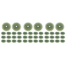 300St Groene Plastic Bloemkelkbases Voor Boeket En Decoratie