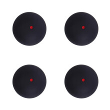 4St Zwarte Rubber Bounce Balls Voor Indoor En Outdoor Sporttraining