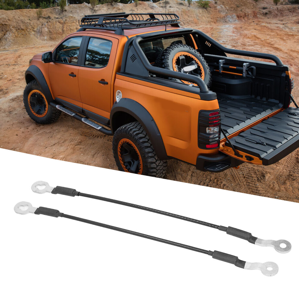 2 Pcs Tailgate Cables For Chevy S10 Pickup 1994-2003 8741387730112