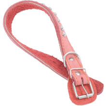 Donkerrode Leren Dierenhalsband Comfortabel En Ademend Design