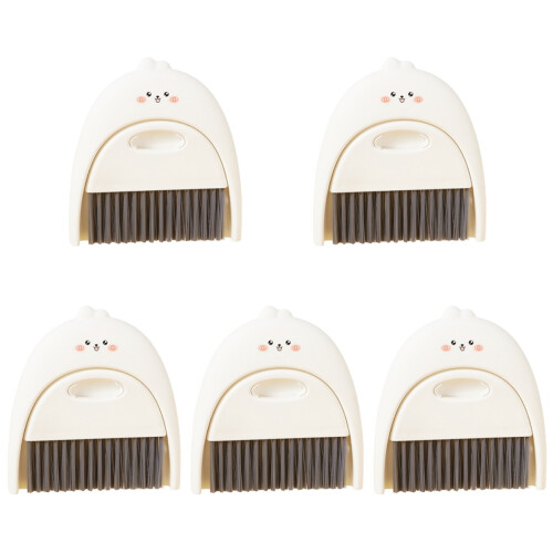 5Sets Mini Stoffer Met Borstel Multifunctioneel En Ruimtebesparend