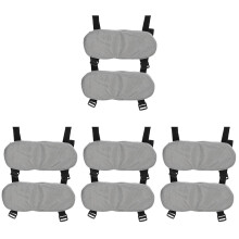 4Paren Ergonomische Grijze Armsteunpads Voor Kantoor- En Huisstoelen