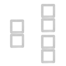6Pièces Cache-Prises Silicone Résistant Usage Intérieur