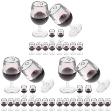 36St Resin Mini Wijnbekers Voor Miniatuur Poppenhuis Accessoires
