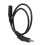 3Pièces Rallonge Casque Jack 3,5mm Noir Pour Usage Auto 3
