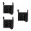 3Pièces Accoudoir Noir PU Multifonction Pour Chaise De Camping 3