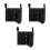 3Pièces Accoudoir Noir PU Multifonction Pour Chaise De Camping 4