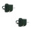 2Pièces Kit Couture Sac À Main PU Vert Accessoires De 7