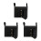3Pièces Accoudoir Noir PU Multifonction Pour Chaise De Camping 7