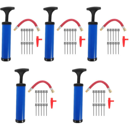 5Sets Compacte Duurzame Basketbalpomp Met Lekvrije Afdichting 1