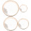 8St Wave Beaded Drum Percussie Instrument Voor Kinderen Hout Assorti 2