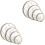 8St Wave Beaded Drum Percussie Instrument Voor Kinderen Hout Assorti 4