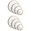 8St Wave Beaded Drum Percussie Instrument Voor Kinderen Hout Assorti 6